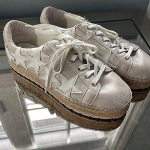 MARC FISHER lace espadrilles